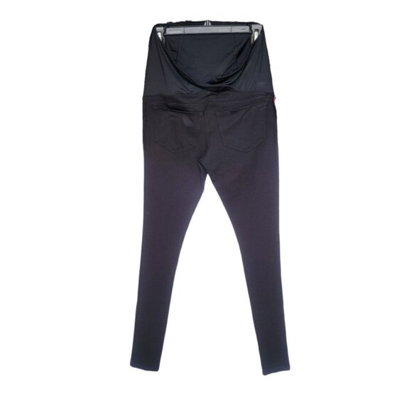 NEW Sz XS Ingrid & Isabel Maternity Crossover Panel Active Pants leggings black - Picture 5 of 8